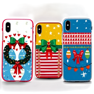 Festive Holiday Phone Case Png Dii21 PNG Image