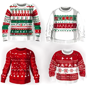 Festive Holiday Sweaters Png 54 PNG Image