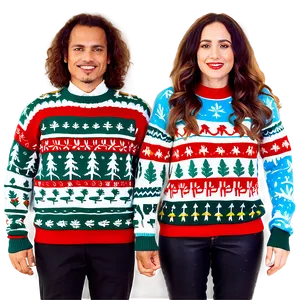 Festive Holiday Sweaters Png 78 PNG Image