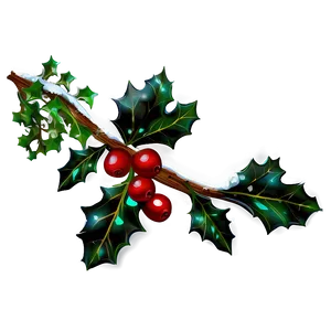 Festive Holly Png Fgi4 PNG Image