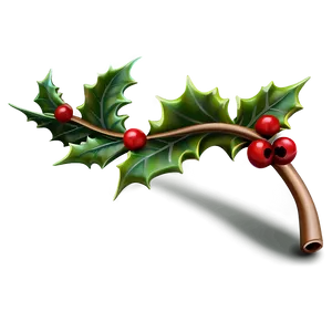 Festive Holly Png Ylp PNG Image