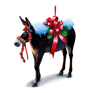 Festive Mule Decoration Png 81 PNG Image