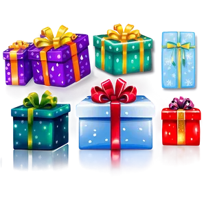 Festive Presents Collection Png Yeq PNG Image