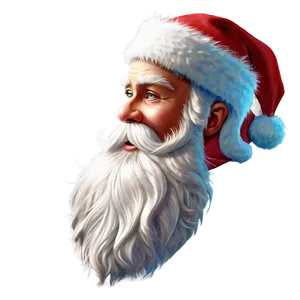 Festive Santa Profile Png Yoa PNG Image