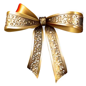 Festive Season Gold Bow Png Isn PNG Image