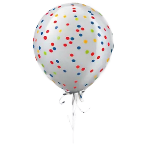 Festive White Balloon Png 06212024 PNG Image