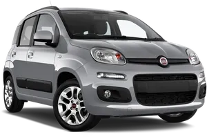 Fiat Panda City Car Profile View PNG Image