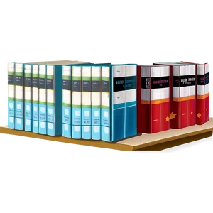 Fiction Books On Shelf Png 93 PNG Image