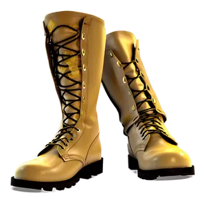 Field-ready Soldier Boots Png Vjw12 PNG Image