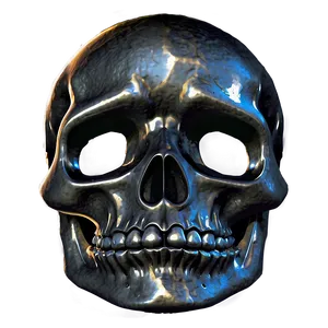 Fierce Black Skull Graphic Png Euv42 PNG Image