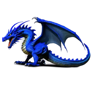 Fierce Blue Dragon Avatar Png Lgn PNG Image