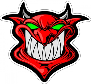 Fierce Demon Cartoon Graphic PNG Image