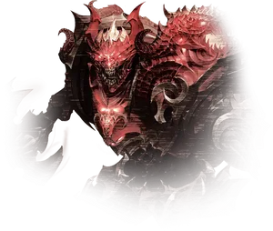 Fierce Demonic Entity Artwork PNG Image