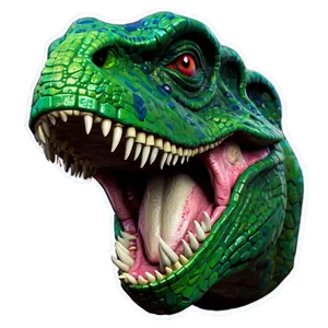 Fierce Dinosaur Head Design Png Wud PNG Image