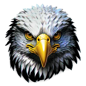 Fierce Eagle Head Portrait Png Vbs PNG Image