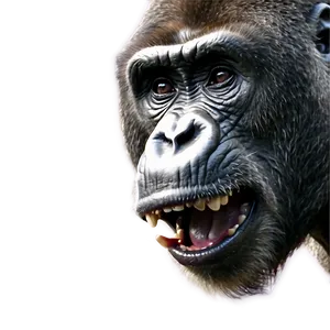 Fierce Gorilla Roar Png 58 PNG Image