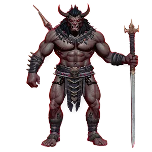 Fierce Oni Warrior Png Roa73 PNG Image