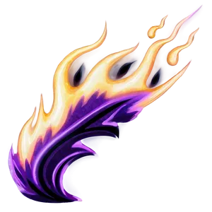 Fierce Purple Flame Png Vos PNG Image