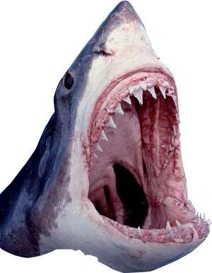 Fierce Shark Open Mouth PNG Image