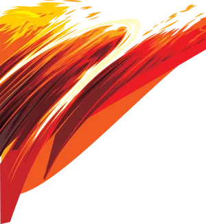 Fiery_ Abstract_ Swirl PNG Image