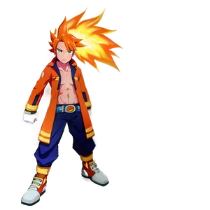 Fiery Anime Blaze Png 06252024 PNG Image