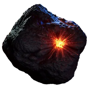 Fiery Asteroid Png Pgi98 PNG Image