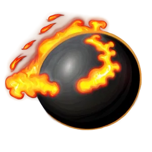 Fiery Cannonball Flight Png Qkp47 PNG Image