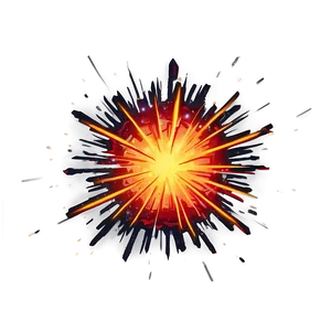 Fiery Explosion Design PNG Teb9 PNG