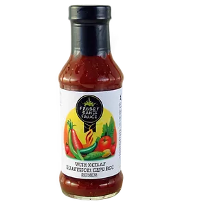 Fiery Hot Bbq Sauce Png Clf66 PNG Image