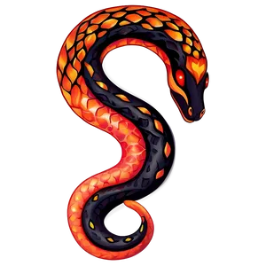 Fiery Snake Tattoo Png Csy30 PNG Image