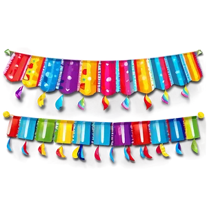 Fiesta Streamers Png Yeq57 PNG Image