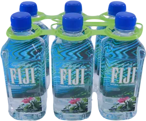 Fiji Water Bottles Pack PNG Image