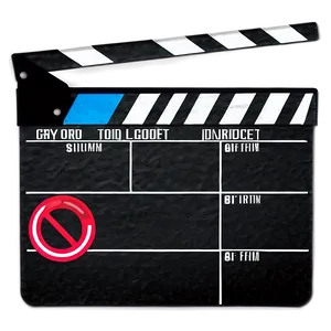 Film Slate Clapperboard Png 06262024 PNG Image