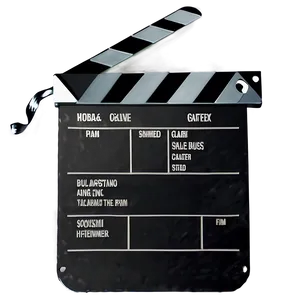 Film Slate D PNG Image