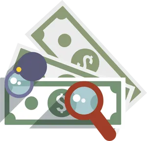 Financial Analysis Vector Illustration PNG Image