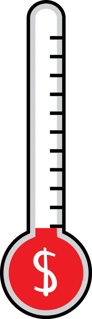 Financial Temperature Indicator PNG Image