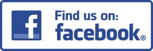 Find Us On Facebook Sign PNG Image