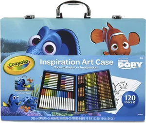 Finding Dory Crayola Inspiration Art Case PNG Image