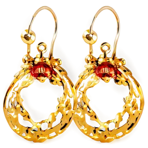 Fine Gold Threader Earrings Png 41 PNG Image