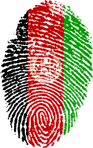 Fingerprint Flag Fusion Art PNG Image