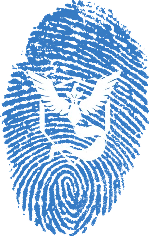 Fingerprint Whale Artwork PNG Image