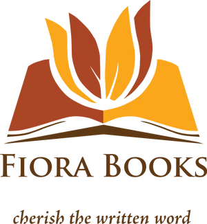 Fiora Books Logo With Slogan PNG Image