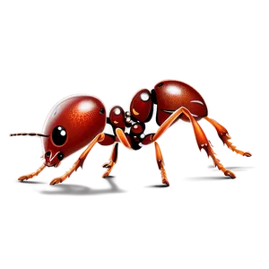 Fire Ant Illustration Png Uow35 PNG Image