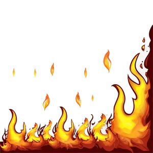 Fire Border Png Qkg PNG Image