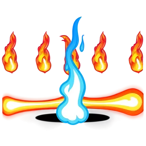 Fire Emoji Cartoon Png Teh32 PNG Image