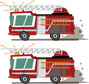 Fire Engine Illustration PNG Image