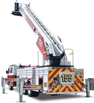 Fire Engine Ladder Truck155 PNG Image