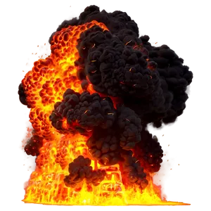 Fire Explosion Hit Effect Png 06282024 PNG Image