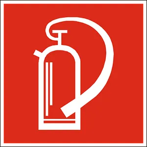 Fire Extinguisher Sign PNG