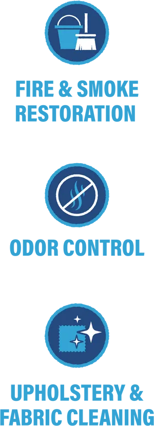 Fire Smoke Restoration Odor Control Upholstery Cleaning Services PNG Image